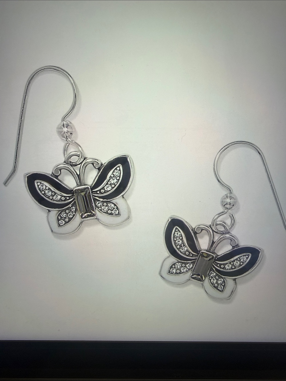 🦋🆕 Brighton Botanical Garden French Wire Earrings NWT Retail $78